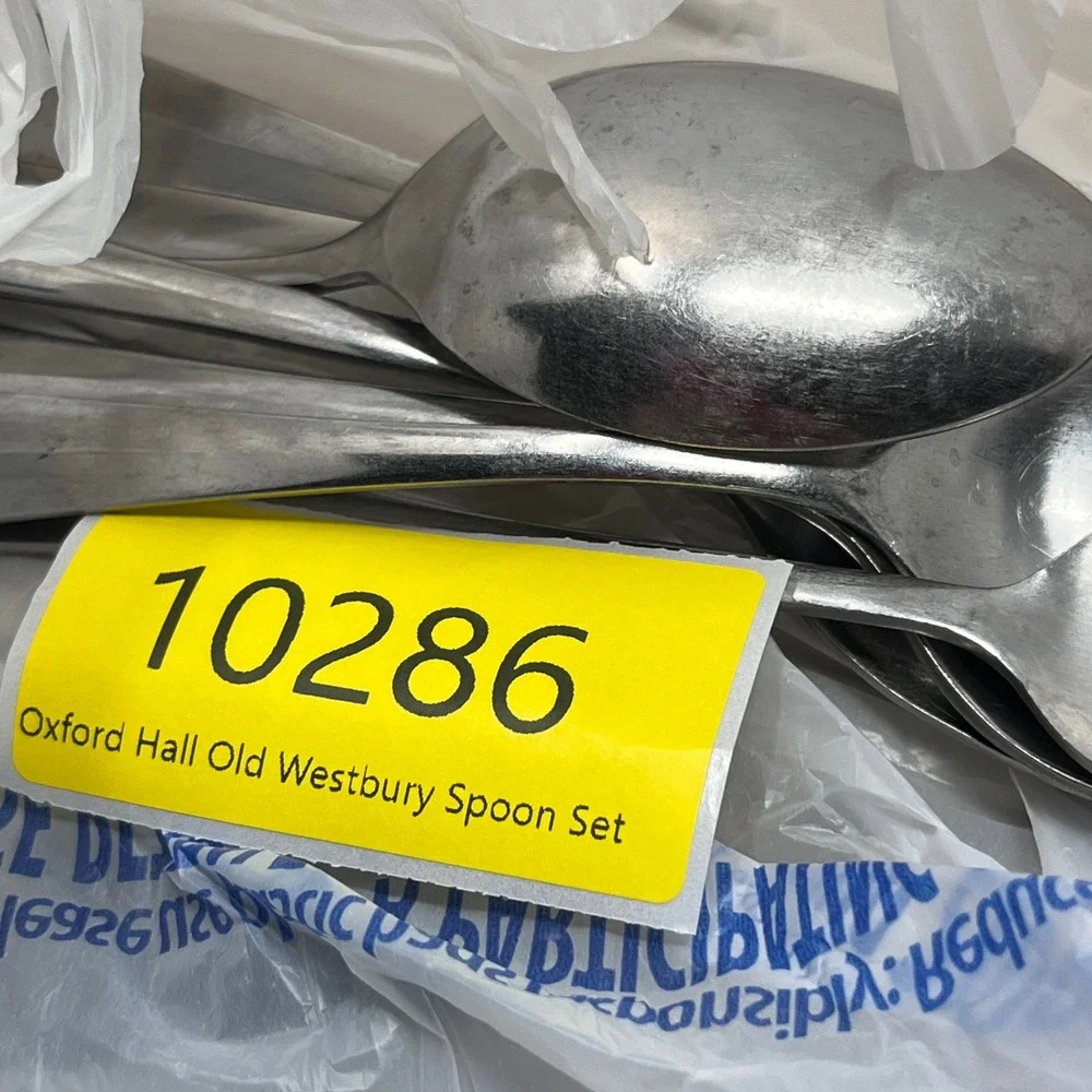 Oxford Hall Japan Old Westbury Jamestown Sagamore Serving Soup Spoon 6 Pcs Set